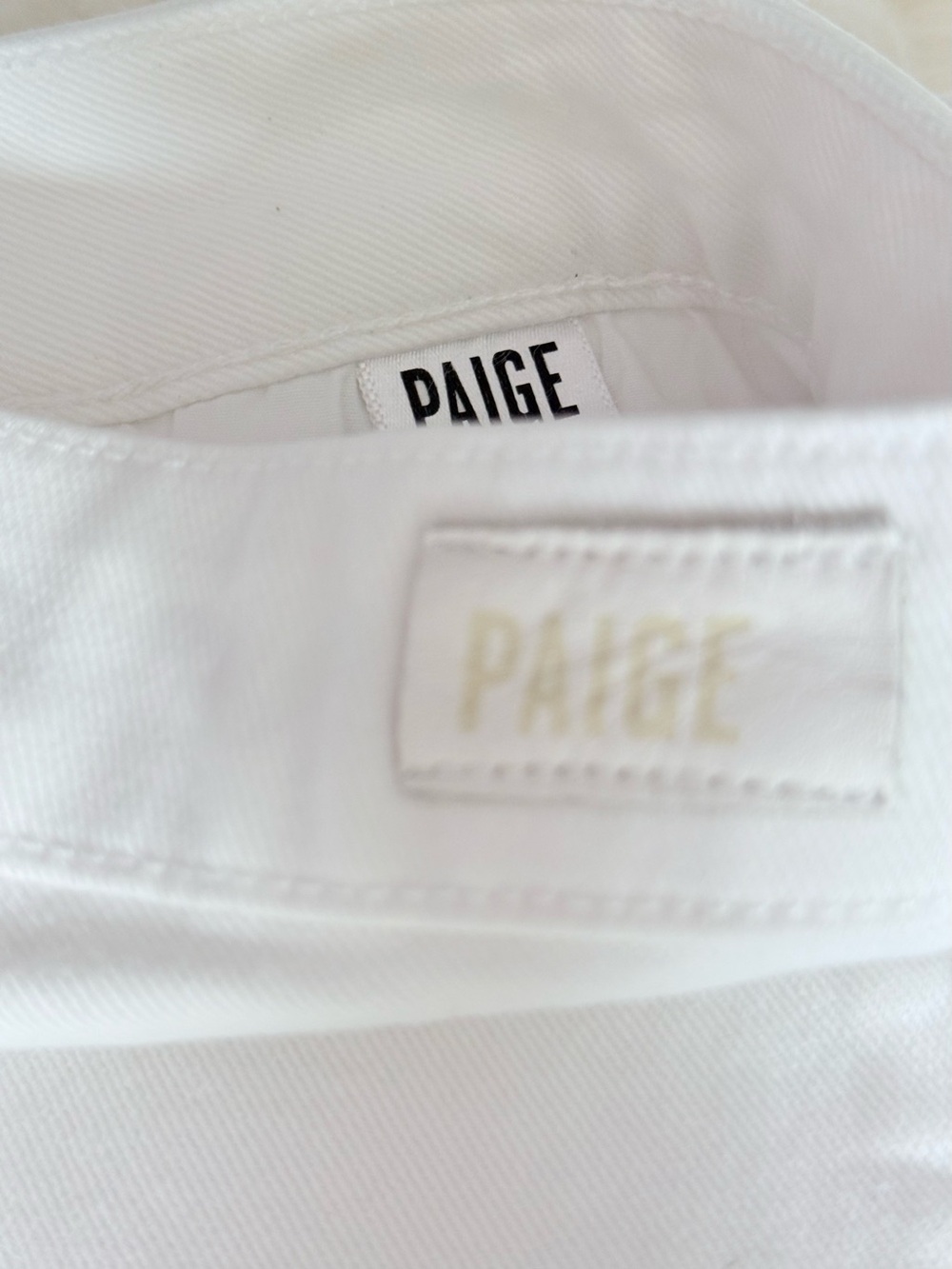 PAIGE‎ White Genevieve High Rise Flare Jeans Size 30/32 Boho Chic Denim - Picture 7 of 11
